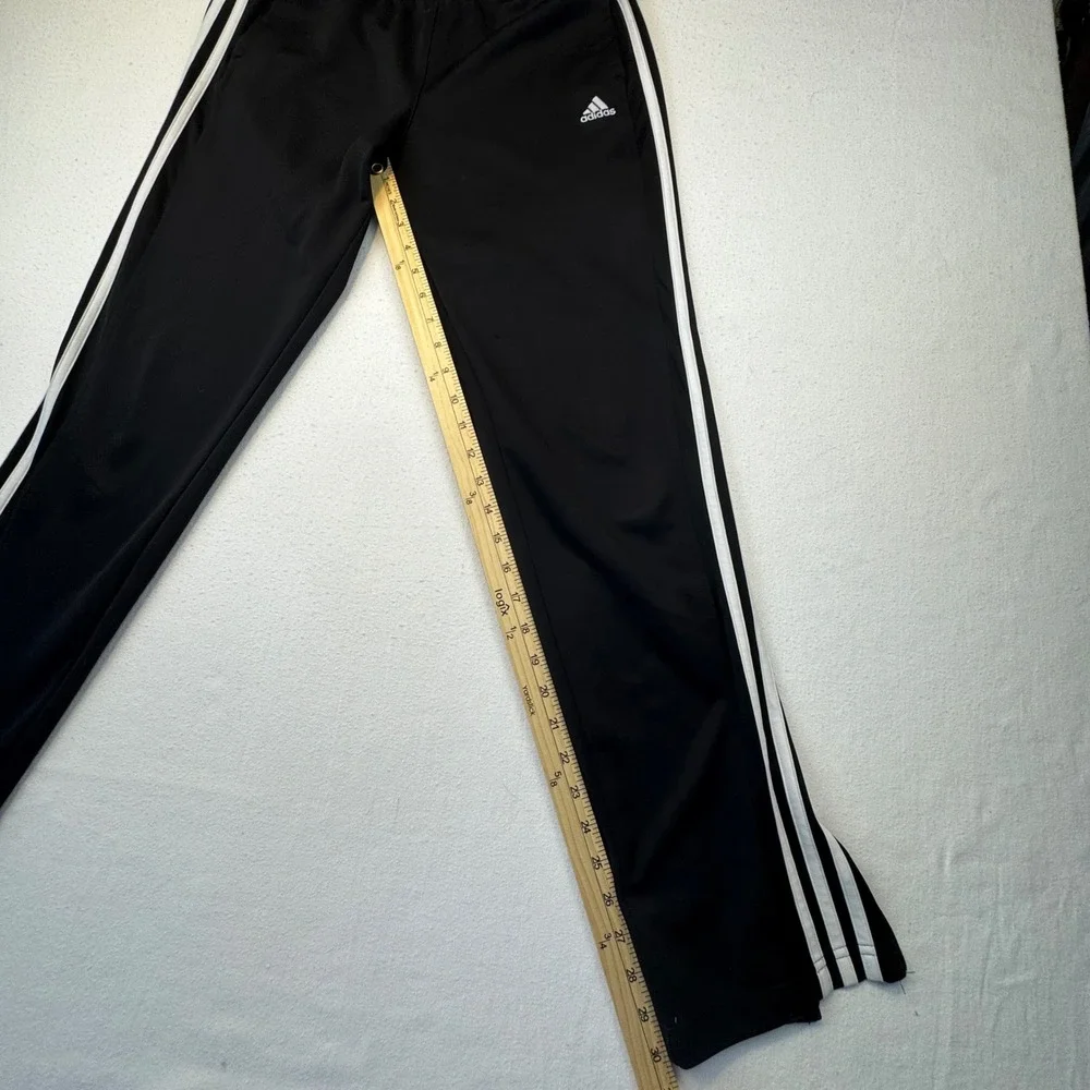 Adidas Tiro Track Pants Mens Medium Black 3-Stripe‎ Zippered Cuffs